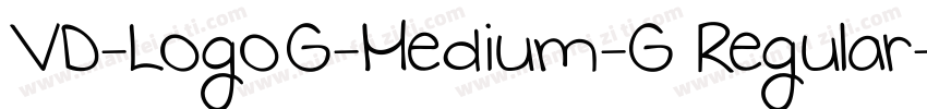 VD-LogoG-Medium-G Regular字体转换
